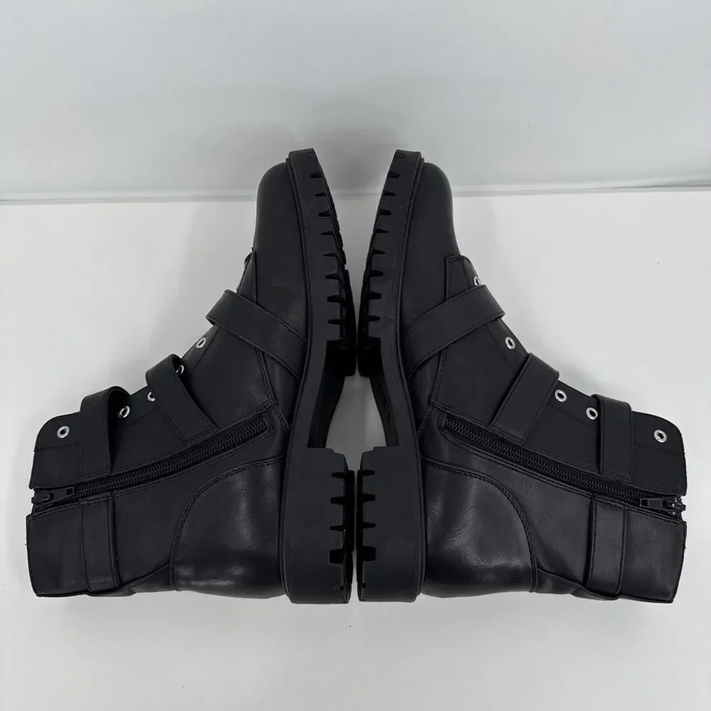 G By Guess Womens Ankle Booties Embroidered ‎ W Flowers Black Buckle  Size 8M - Picture 6 of 9